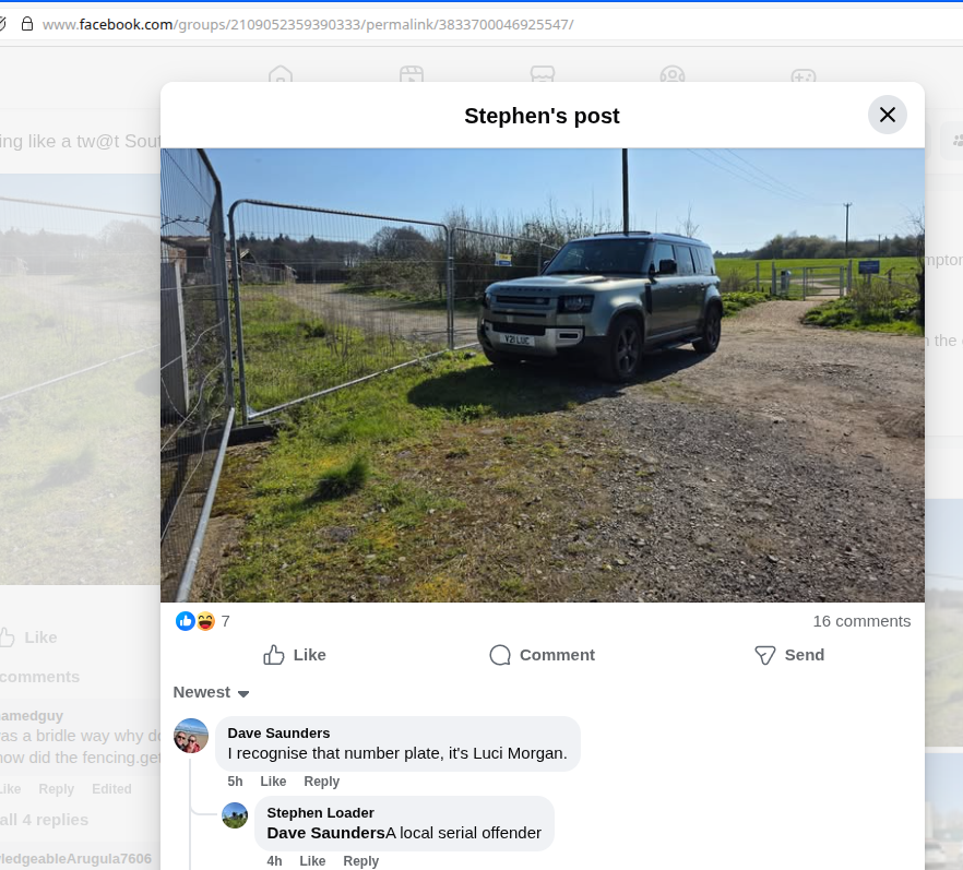 Luci Morgan, of the Luci Morgan Estate Agency in the Parking like a twat Southampton facebook group